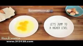 آموزش جدا کردن آسان زرده سفیده تخم مرغ