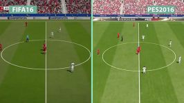 مقایسه گرافیکی PES 2016 FIFA 16