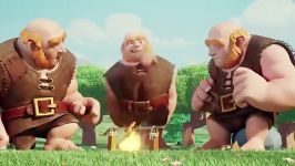 تریلر Clash of Clans  لری،بربر،هاگ رایدر