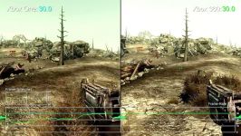 مقایسه میزان فریم ریت بازی Fallout 3