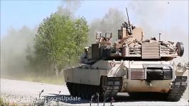 تانک های آمریکایی M1 Abrams در رومانی