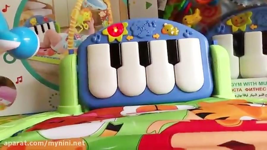 تشک بازی پیانو موزیکال نوزاد بچه مای نی نی Mynini.net
