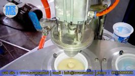 دستگاه پرکن کشک در ظروف لیوانی  تولید کشک