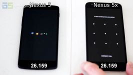مقایسه سرعت Nexus 5 Nexus 5X