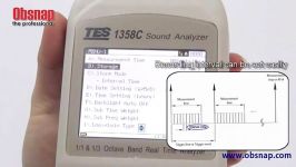 صداسنج آنالیزوردارمدل TES 1358Cساخت کمپانیTES تایوا