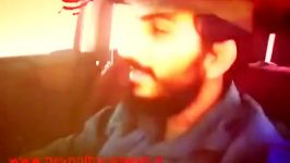 ویدئو شهید مصطفی صدرزاده فرمانده ایرانی قبل شهادت