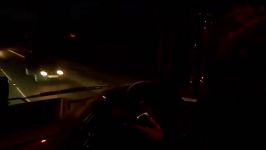 رانندگی در شب کامیون کامیون داف xf یورو 6