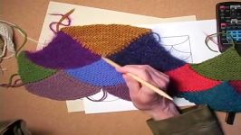 The Knitted Scallop Modular Knitting