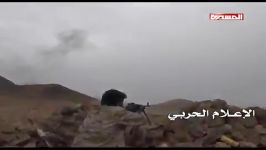 رزمندگان انصارالله در حال نبرد در شهر صرواح استان مارب