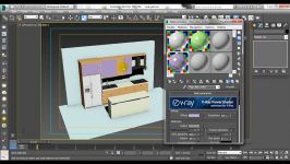 قسمت هفتم آموزش طراحی آشپزخانه در تریدی مکس 3dmax V Ray