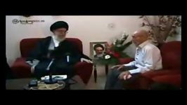 حضور امام خامنه ای در منزل شهیدان دوراندیش