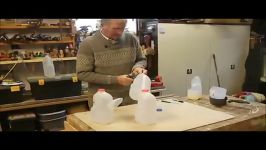 ساخت لانه پرنده بطری شیر