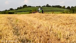 John deere 3140 with massey 128 baler