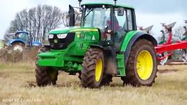 JOHN DEERE 6150 M Ploughing