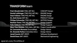 TRANSFORM تکنولوژِ خیره کننده MIT