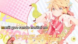 vocaloid PONPONPON karaaoke and off vocal