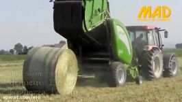 Round baler McHale V660 test in campo