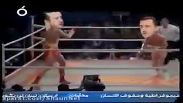 مبارزه بوکس بین بشار اسد رجب طیب اردوغان