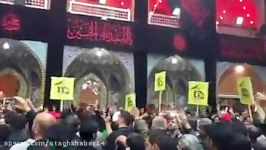 طنین «ابوالفضل علمدار خامنه ای نگهدار» در حرم حضرت عباس