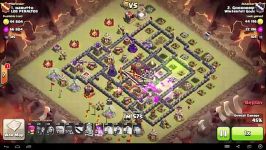 Clash of Clans  TH10  Mass Golem  War 81 vs LOS PERA