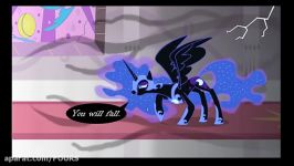 Princess Celestia vs Nightmare Moon Comic