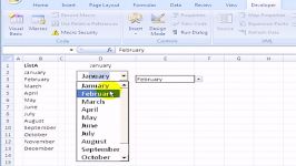 Add Combo Box Drop Down List to Excel Worksheet