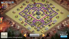 تحلیل نقشه اتک 3 ستاره لاوالون TH9