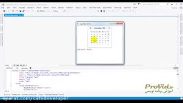 کنترل Calendar در WPF