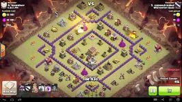 Clash of Clans  TH8  Zapquake Mass Dragon  War 91 v