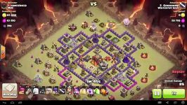 Clash of Clans  TH10  Queen Walk GoWiWi  War 87 vs