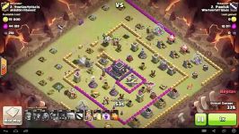 Clash of Clans  TH8 vs TH9  GoWiPe  War 93 vs aliado