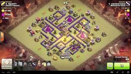 Clash of Clans  TH8  Full Hog  War 93 vs aliadosylib