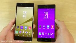 فیلم مقایسه Sony Xperia z3 Sony Xperia z5 بامیرو