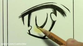 Marker vs Colored Pencil How to Color Manga Eyes