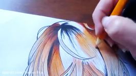 Diabolik Lovers  Painting Shus hair Colored Pencils