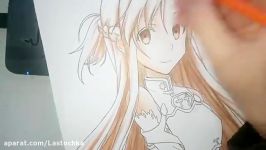 Speed Drawing  Asuna Sword Art Online