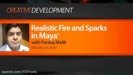 Realistic Fire and Sparks in Maya