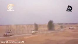 چند گله اسیر داعشی در صحرای الانبار عراق  سوریه