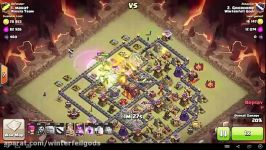 Clash of Clans TH9 Mass Golem  War 63 vs Russia Team