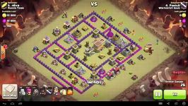 Clash of Clans  TH8  Full Hog  War 63 vs Russia Team