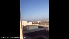 پرواز موشک روسی آسمان اربیل عراق+فیلم
