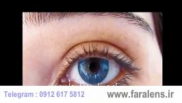 لنز رنگی سولوتیکا نچرال کالرز faralens.ir  Azul