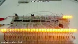 PIC12F675 32 LED PWM CONTROLLER WITH 74HC595 PIC16F84A