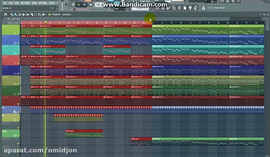 آهنگ مشترک ابی وهایده گل واژها Fl Studio12.1.3