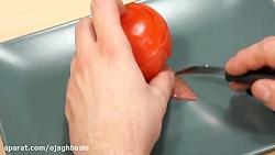 سبزی آرایی خیار گوجه