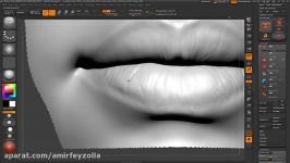 Lip detailing Zbrush