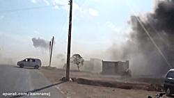 بمباران گذرگاه مرزی ترکیه  سوریه توسط جنگنده های روسی