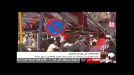 صحنه هایی درگیری مخالفان موافقان مرسی