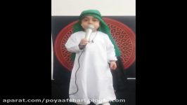 مداح کوچولو امیر علی پویا افشاری ،نوکر همیشگی ائمه ع