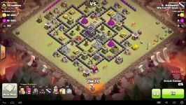 Clash of Clans  TH8 vs TH9  Full Hog  War 101 vs نژا